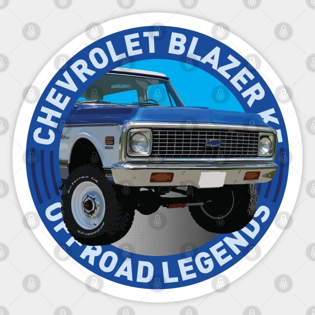 4x4 Offroad Legends: Chevrolet Blazer K5 Sticker by OFFROAD-DESIGNS